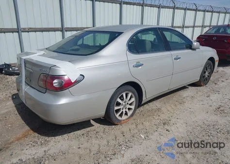 2004 Lexus Es 330 из США, поврежденный, VIN JTHBA30G045016730